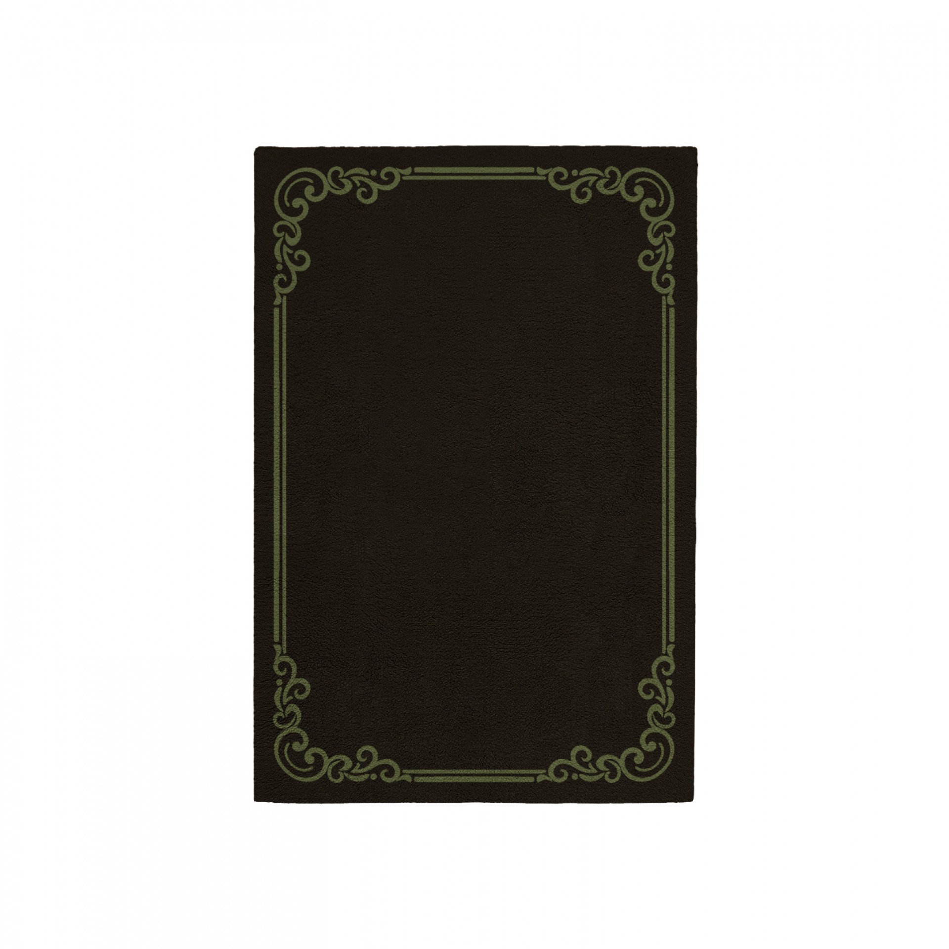 OPULENT DEEP BROWN AREA RUG