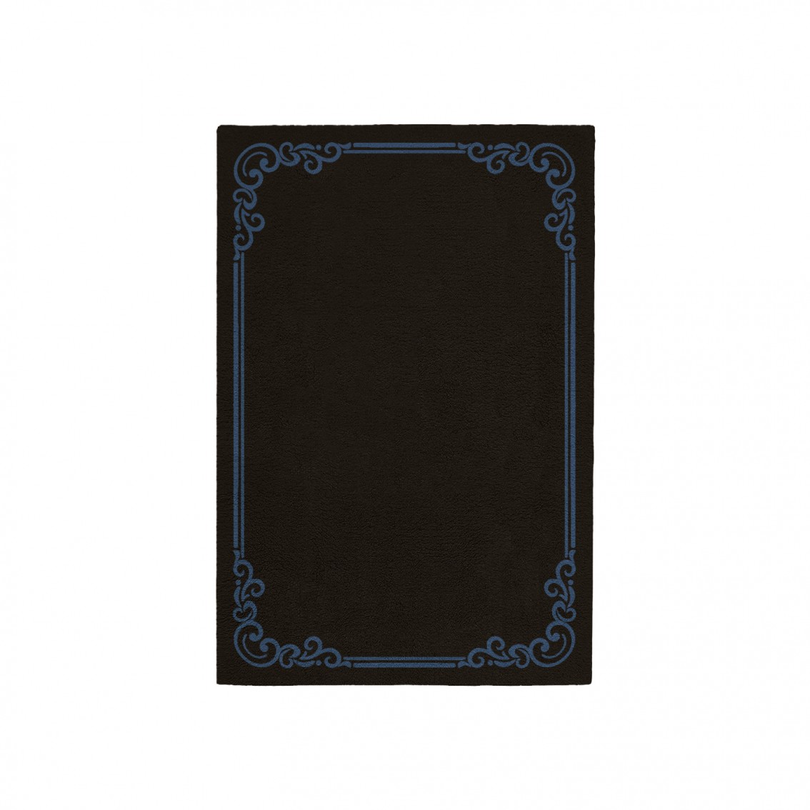 OPULENT DEEP BROWN AREA RUG