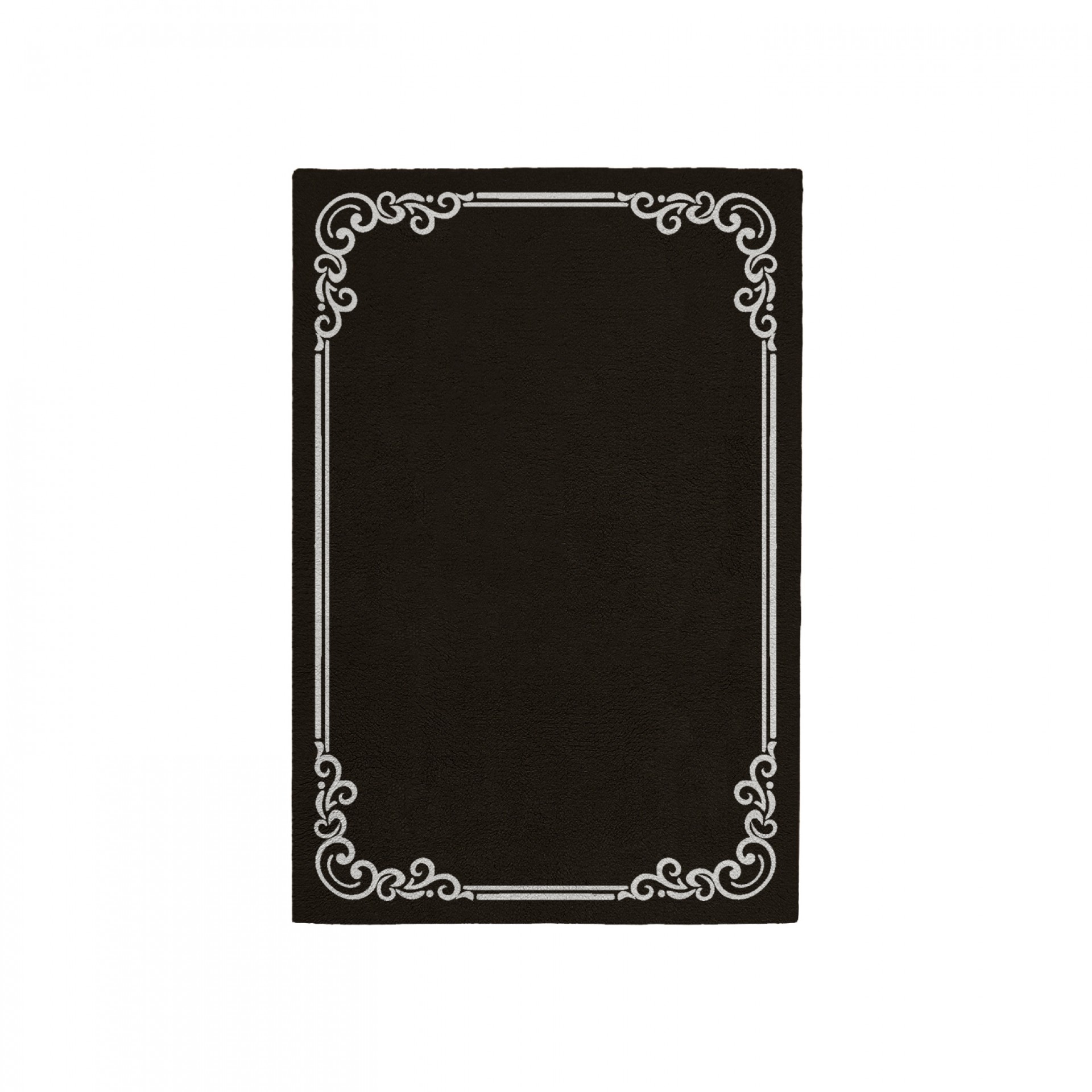 OPULENT DEEP BROWN AREA RUG