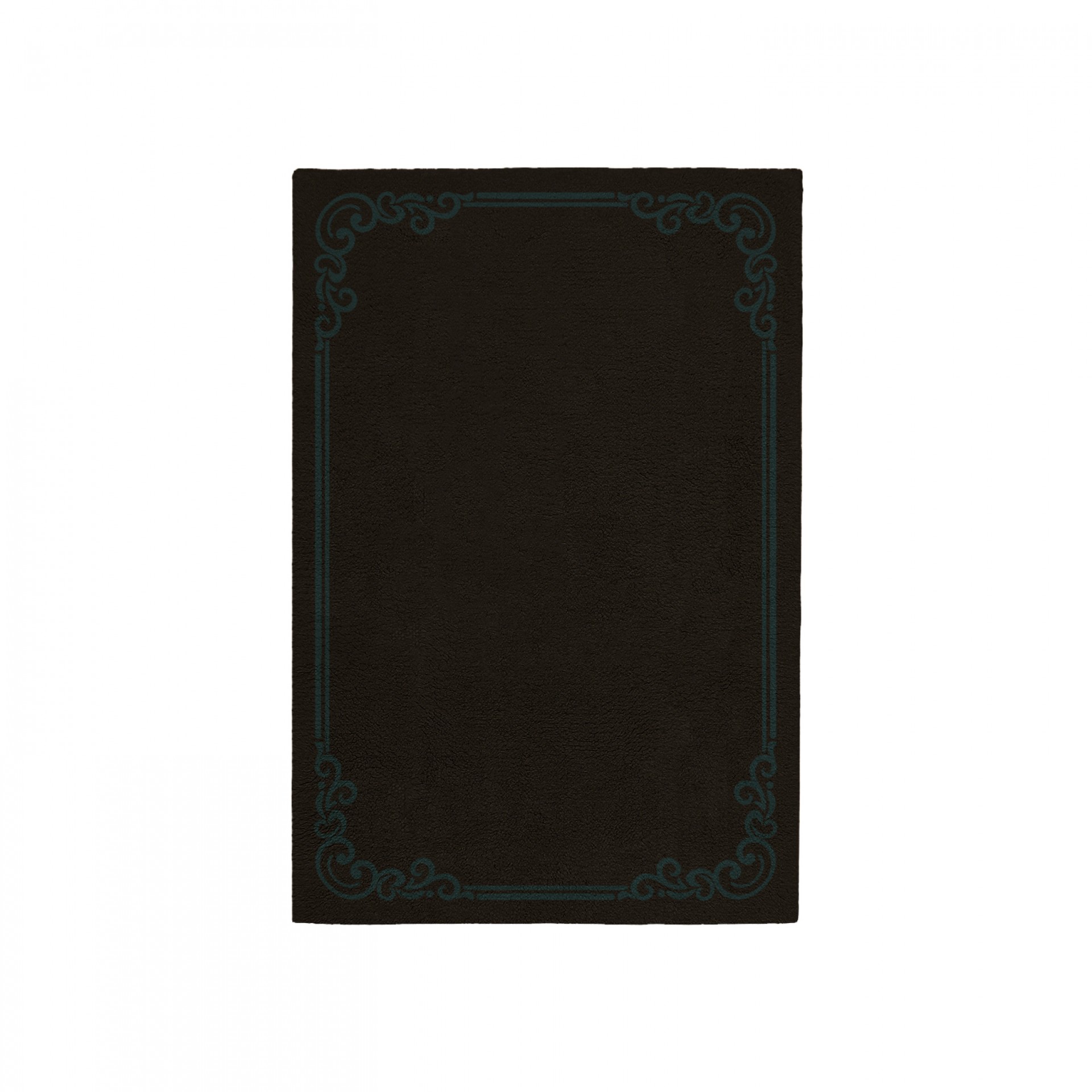OPULENT DEEP BROWN AREA RUG