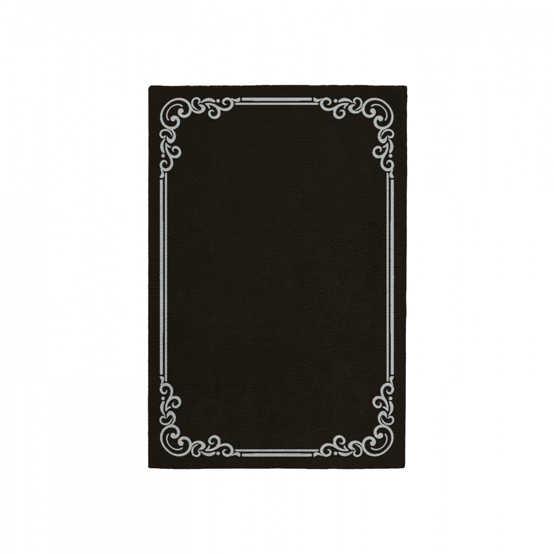 OPULENT DEEP BROWN AREA RUG