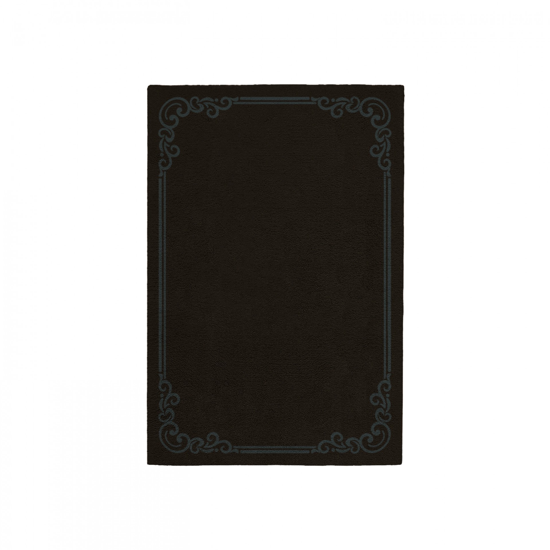 OPULENT DEEP BROWN AREA RUG