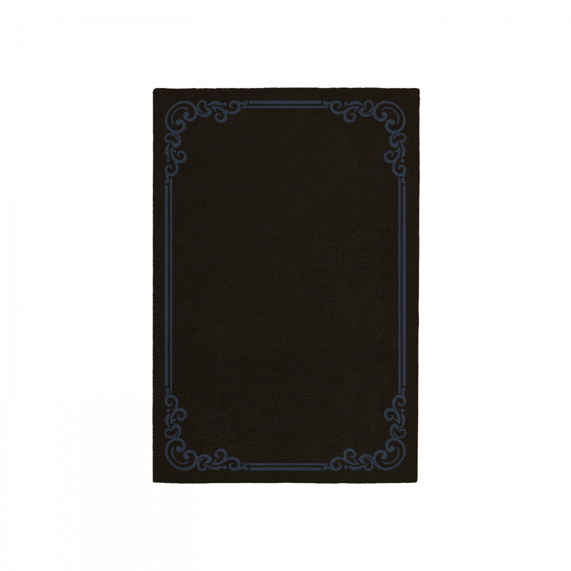 OPULENT DEEP BROWN AREA RUG
