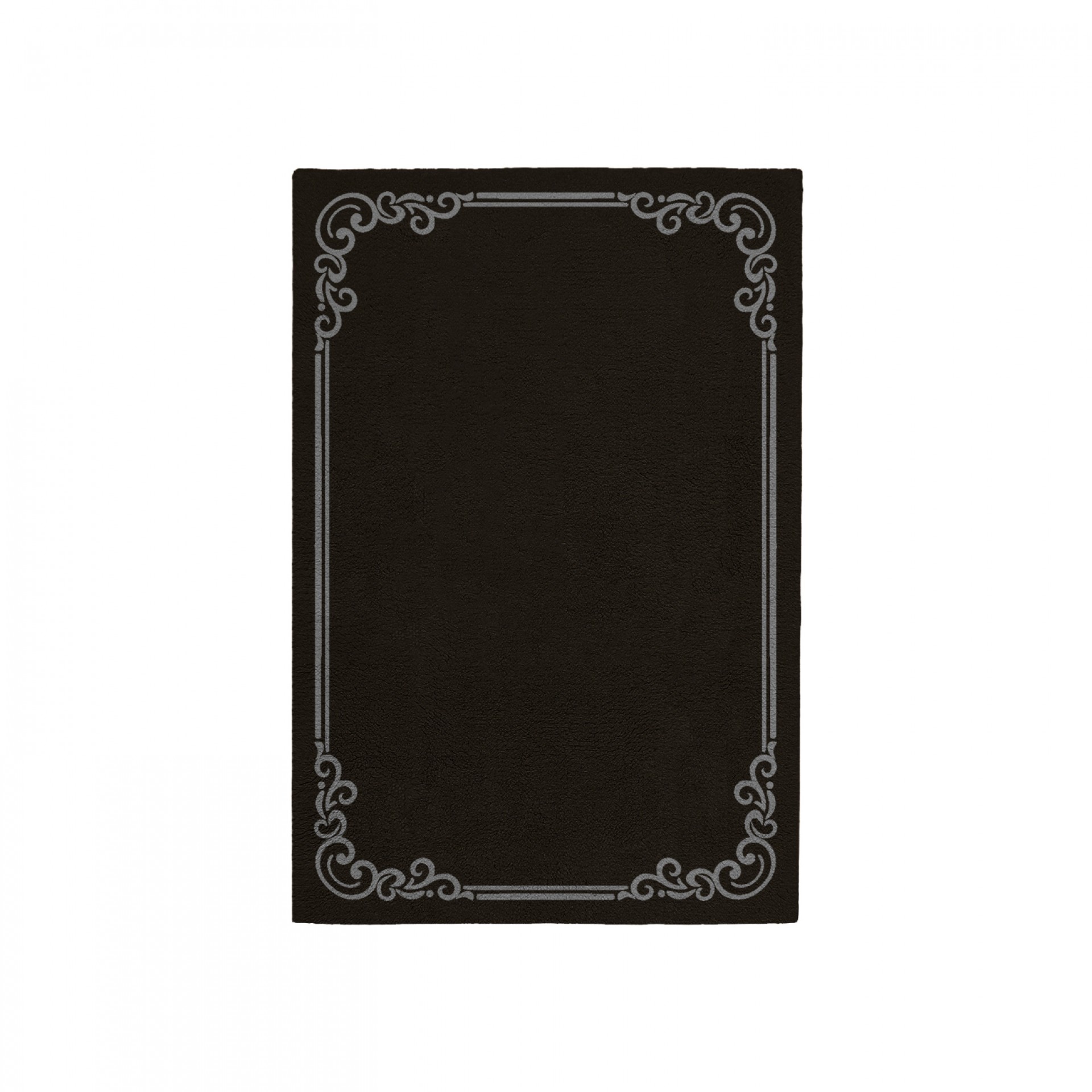 OPULENT DEEP BROWN AREA RUG