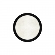 BORDER ATELIER SNOW ROUND AREA RUG BORDER ATELIER SNOW ROUND AREA RUG
