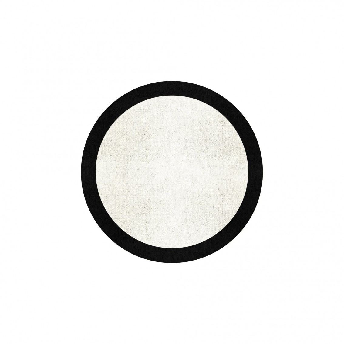 BORDER ATELIER SNOW ROUND AREA RUG BORDER ATELIER SNOW ROUND AREA RUG