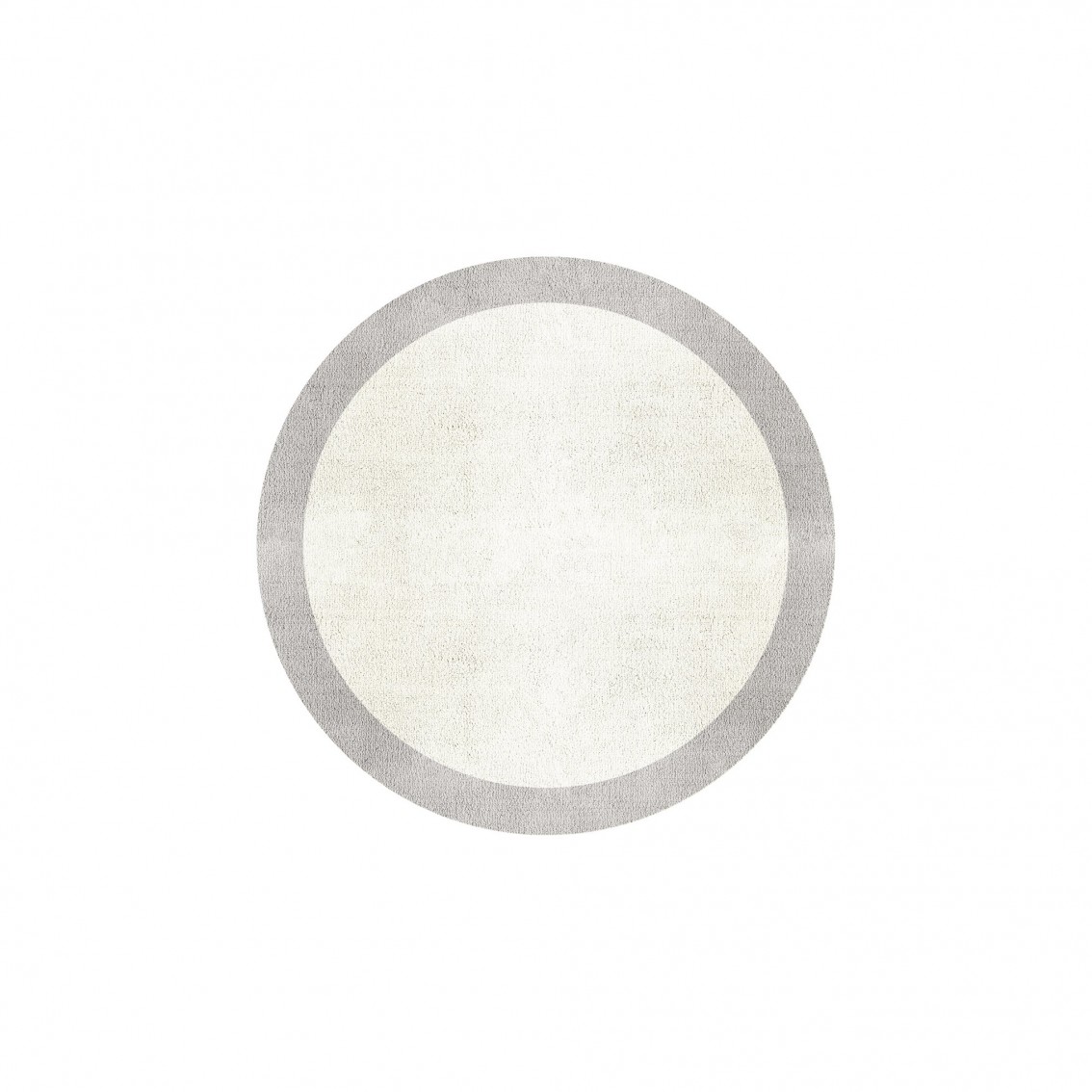 BORDER ATELIER SNOW ROUND AREA RUG BORDER ATELIER SNOW ROUND AREA RUG