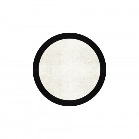 BORDER ATELIER SNOW ROUND AREA RUG BORDER ATELIER SNOW ROUND AREA RUG