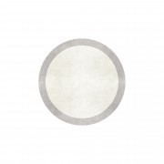 BORDER ATELIER SNOW ROUND AREA RUG BORDER ATELIER SNOW ROUND AREA RUG