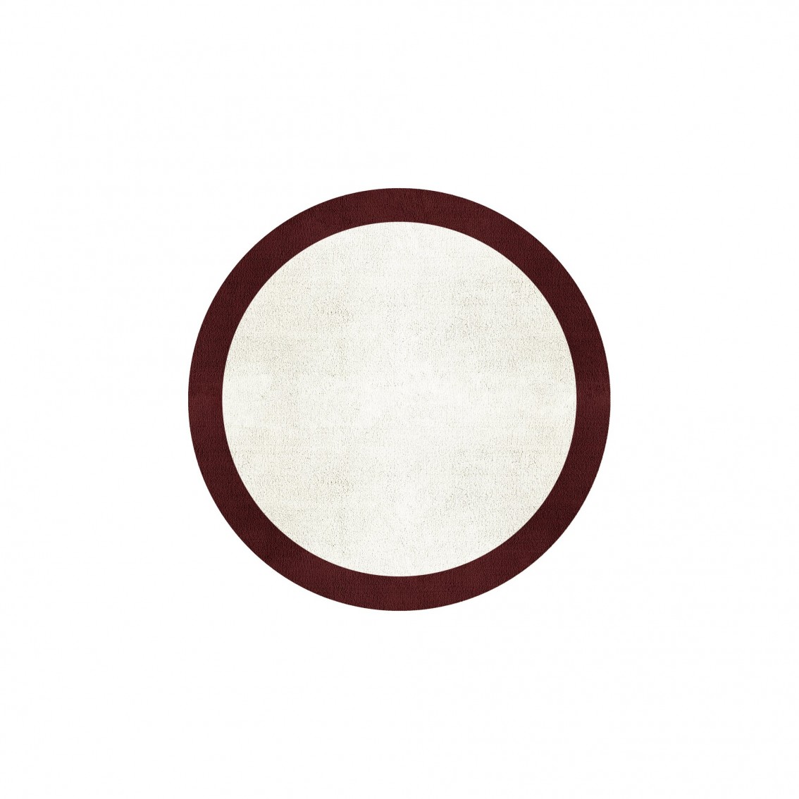BORDER ATELIER SNOW ROUND AREA RUG BORDER ATELIER SNOW ROUND AREA RUG