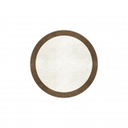 BORDER ATELIER SNOW ROUND AREA RUG BORDER ATELIER SNOW ROUND AREA RUG