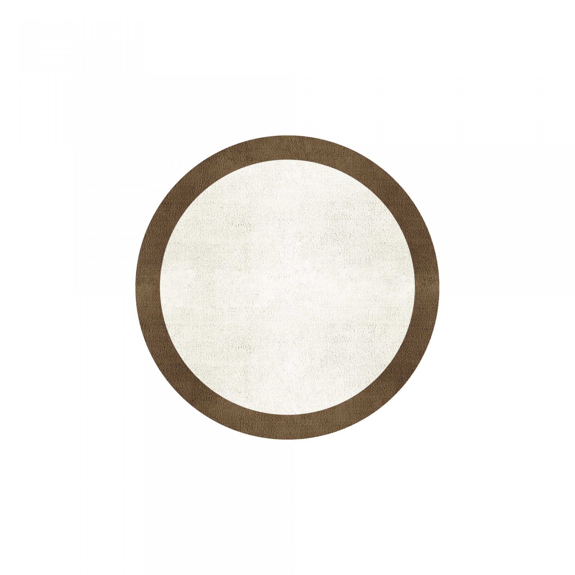 BORDER ATELIER SNOW ROUND AREA RUG