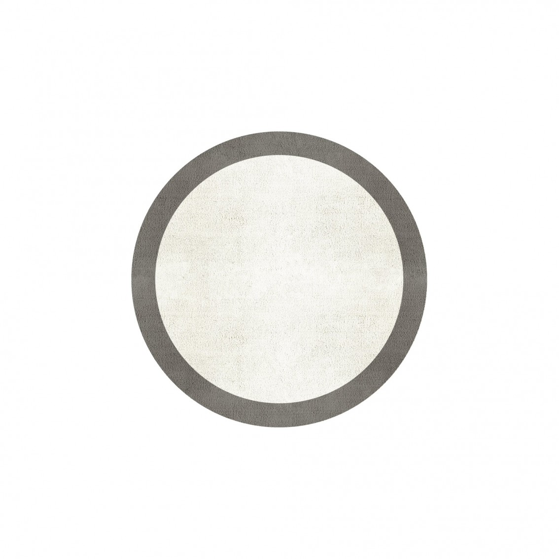 BORDER ATELIER SNOW ROUND AREA RUG BORDER ATELIER SNOW ROUND AREA RUG