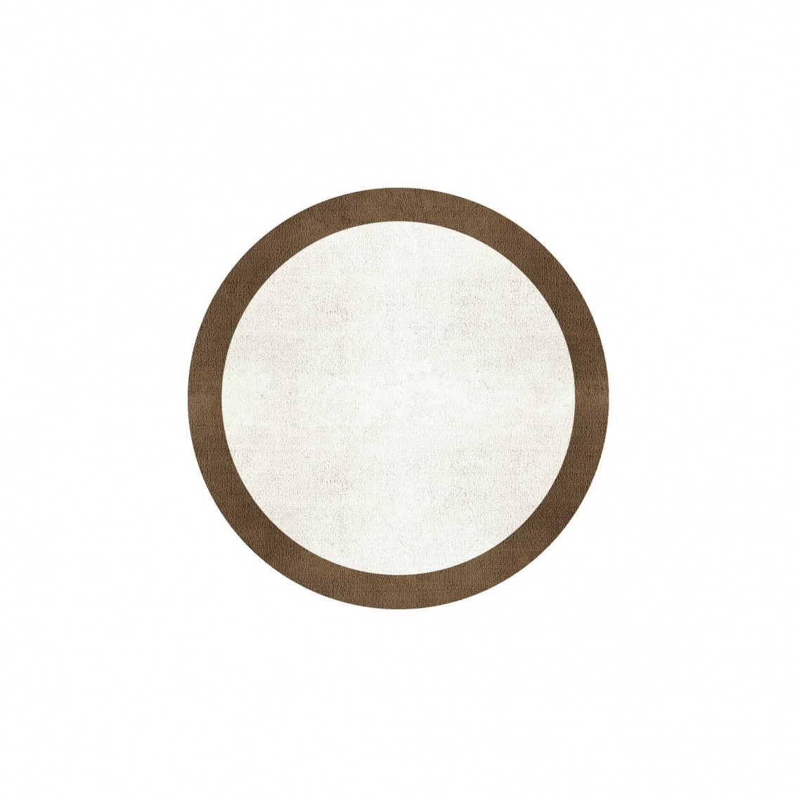 BORDER ATELIER SNOW ROUND AREA RUG BORDER ATELIER SNOW ROUND AREA RUG