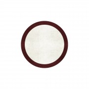 BORDER ATELIER SNOW ROUND AREA RUG BORDER ATELIER SNOW ROUND AREA RUG