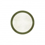 BORDER ATELIER SNOW ROUND AREA RUG BORDER ATELIER SNOW ROUND AREA RUG
