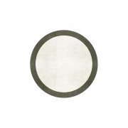 BORDER ATELIER SNOW ROUND AREA RUG BORDER ATELIER SNOW ROUND AREA RUG