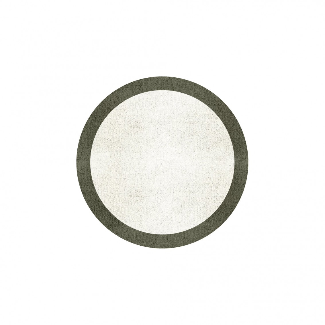 BORDER ATELIER SNOW ROUND AREA RUG BORDER ATELIER SNOW ROUND AREA RUG
