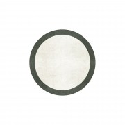 BORDER ATELIER SNOW ROUND AREA RUG BORDER ATELIER SNOW ROUND AREA RUG
