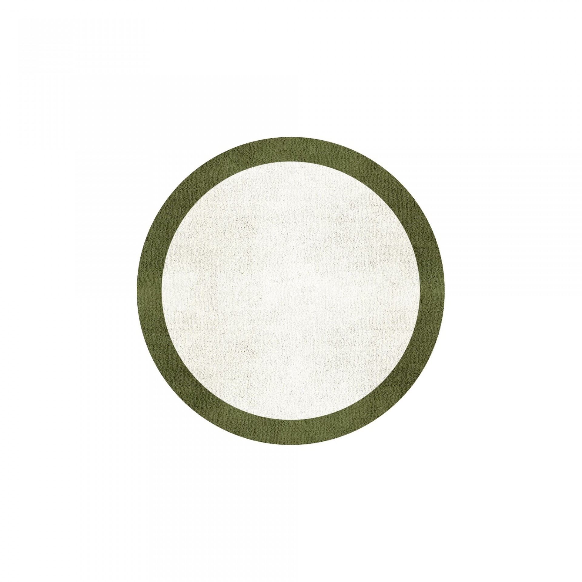 BORDER ATELIER SNOW ROUND AREA RUG