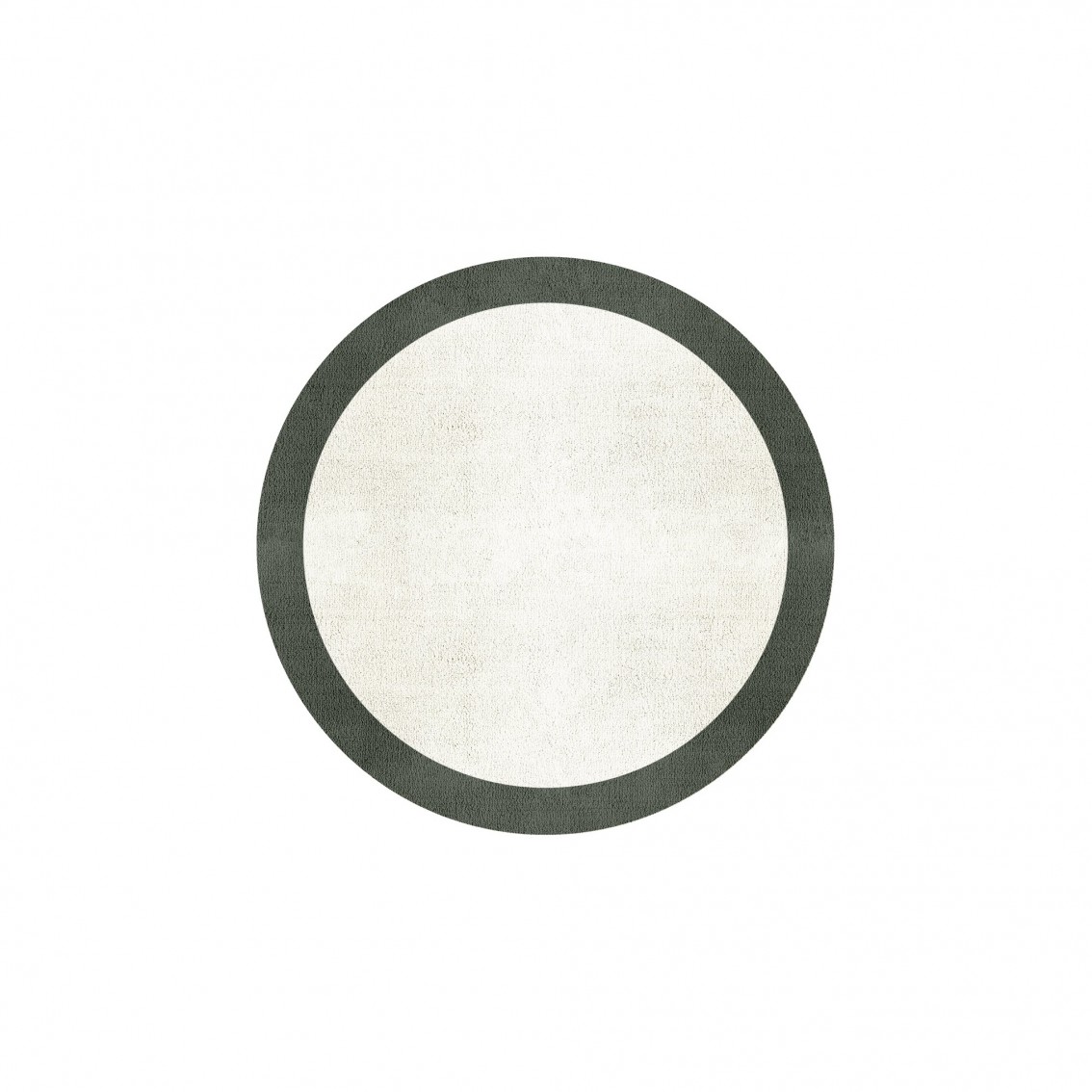 BORDER ATELIER SNOW ROUND AREA RUG BORDER ATELIER SNOW ROUND AREA RUG