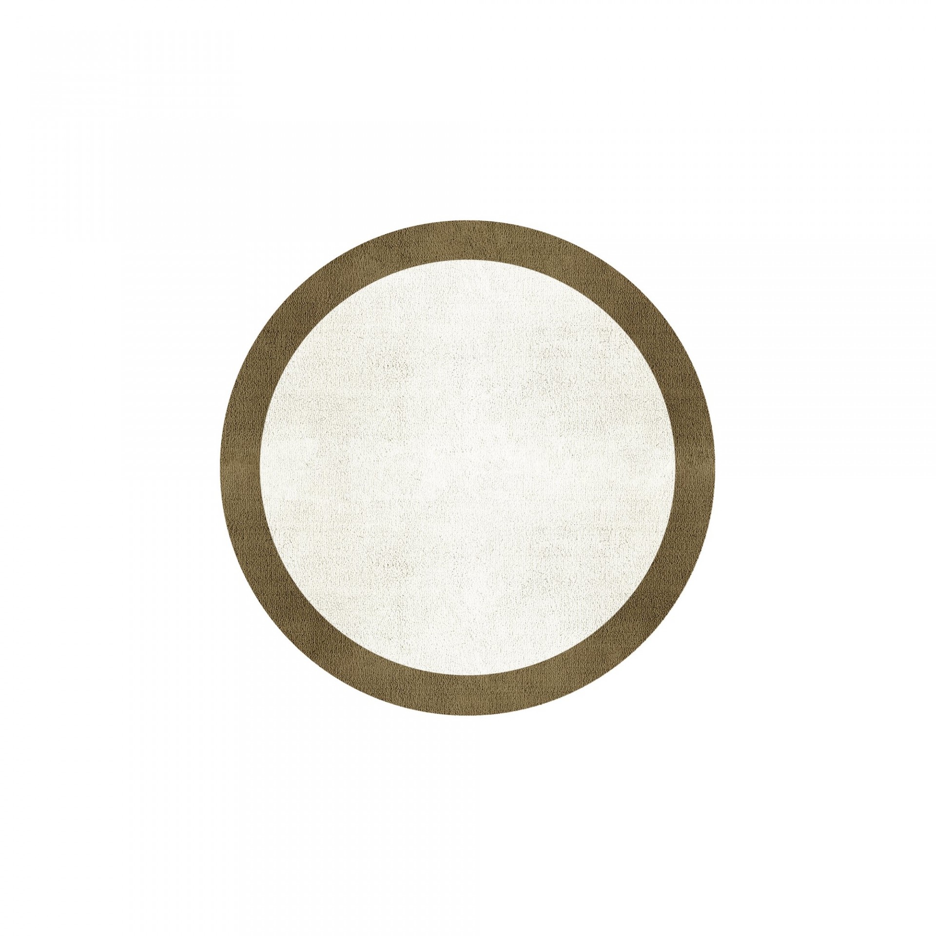 BORDER ATELIER SNOW ROUND AREA RUG