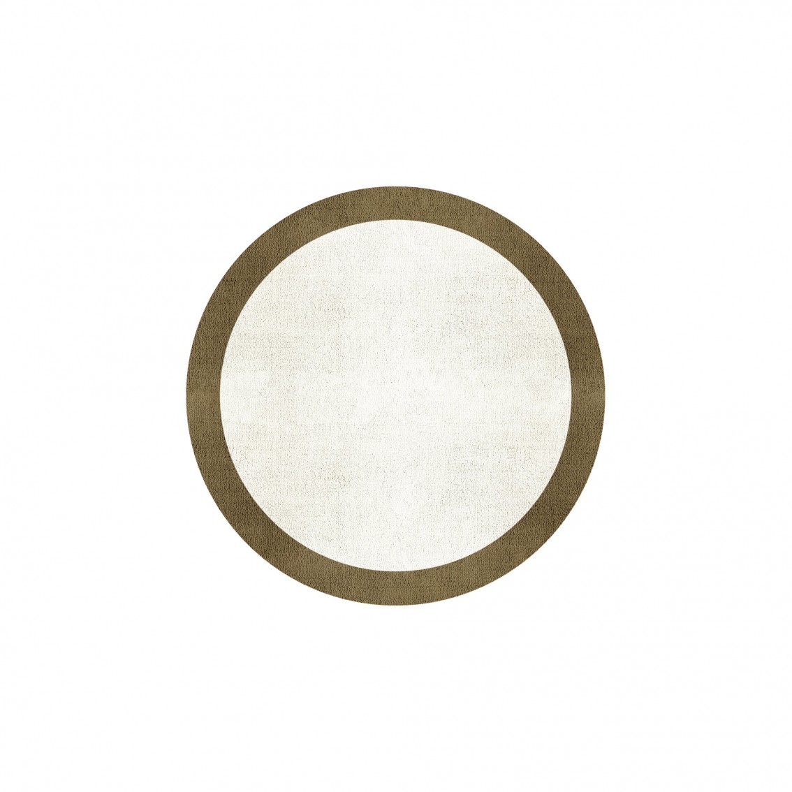 BORDER ATELIER SNOW ROUND AREA RUG BORDER ATELIER SNOW ROUND AREA RUG