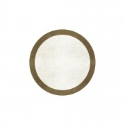 BORDER ATELIER SNOW ROUND AREA RUG BORDER ATELIER SNOW ROUND AREA RUG
