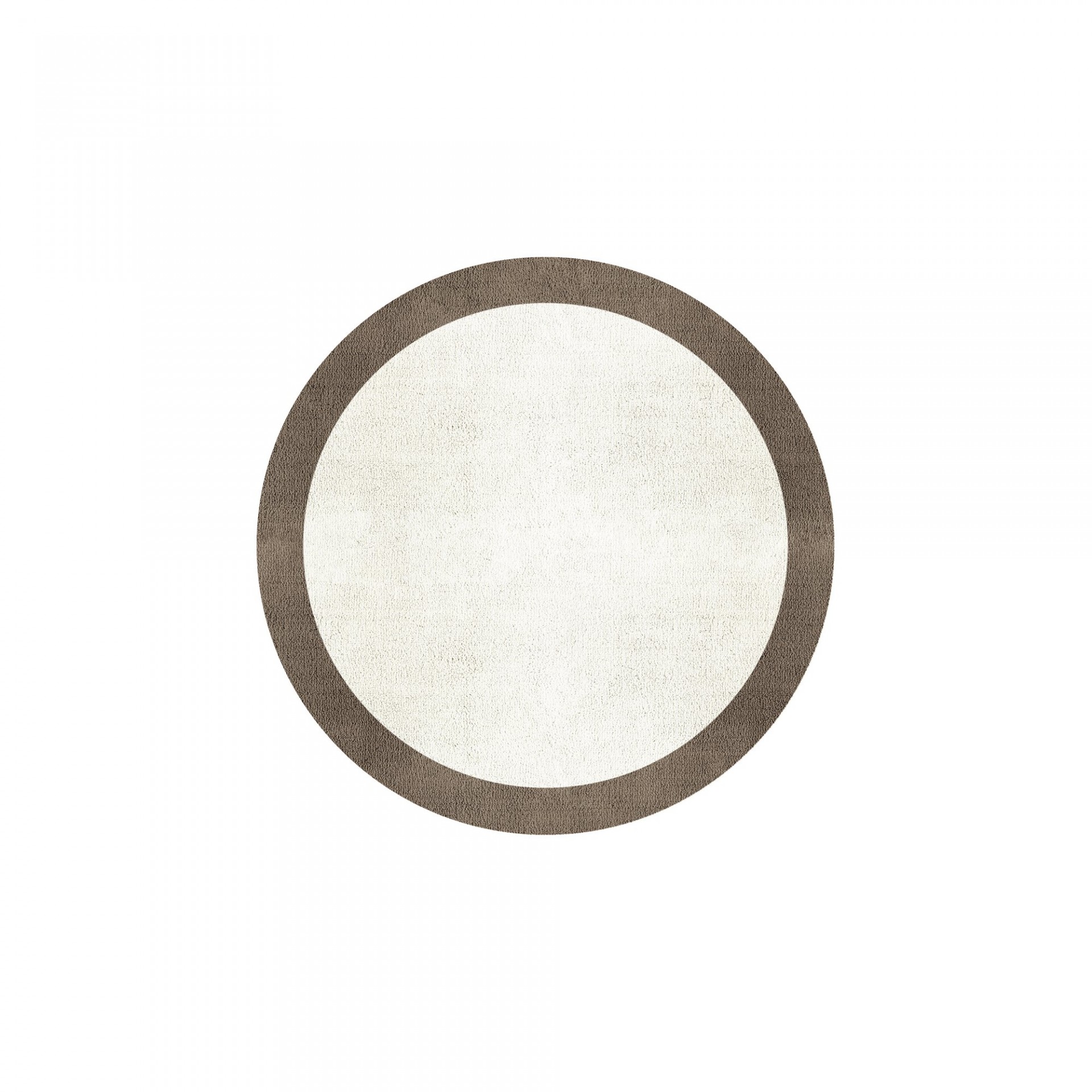 BORDER ATELIER SNOW ROUND AREA RUG