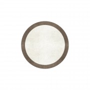 BORDER ATELIER SNOW ROUND AREA RUG BORDER ATELIER SNOW ROUND AREA RUG