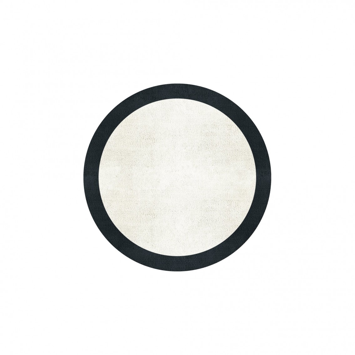 BORDER ATELIER SNOW ROUND AREA RUG BORDER ATELIER SNOW ROUND AREA RUG