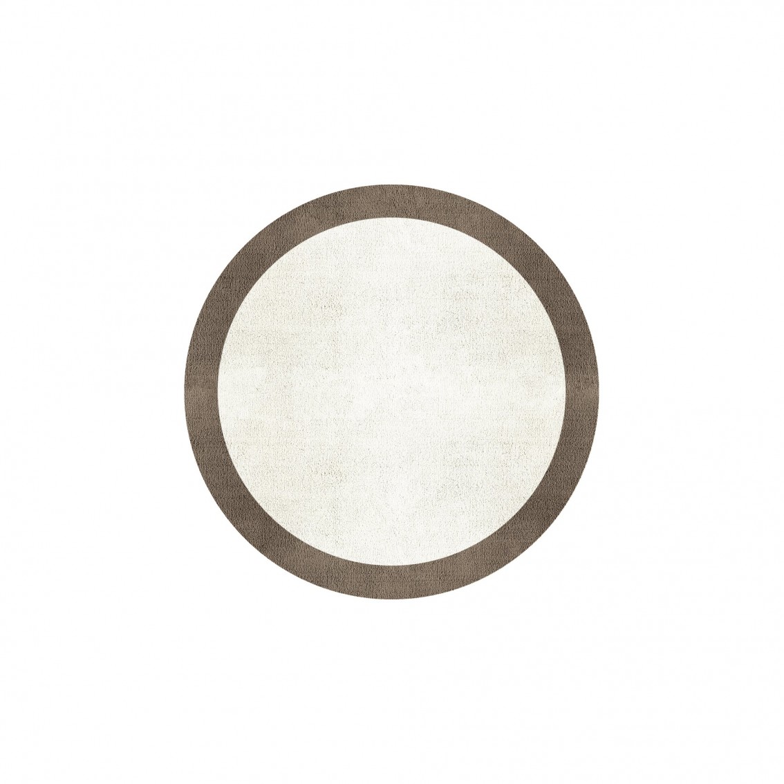 BORDER ATELIER SNOW ROUND AREA RUG BORDER ATELIER SNOW ROUND AREA RUG