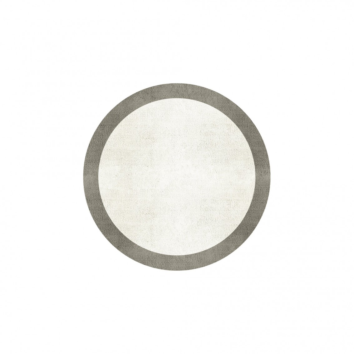 BORDER ATELIER SNOW ROUND AREA RUG BORDER ATELIER SNOW ROUND AREA RUG