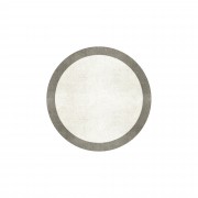 BORDER ATELIER SNOW ROUND AREA RUG BORDER ATELIER SNOW ROUND AREA RUG