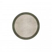 BORDER ATELIER FOG ROUND AREA RUG BORDER ATELIER FOG ROUND AREA RUG