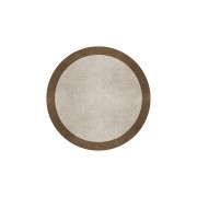 BORDER ATELIER FOG ROUND AREA RUG BORDER ATELIER FOG ROUND AREA RUG