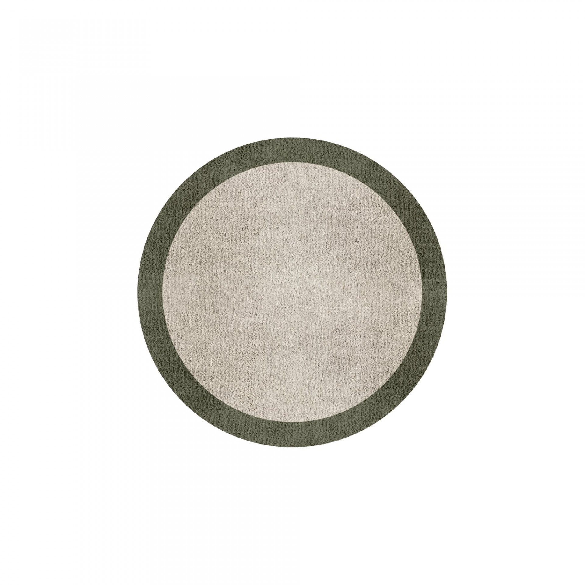 BORDER ATELIER FOG ROUND AREA RUG