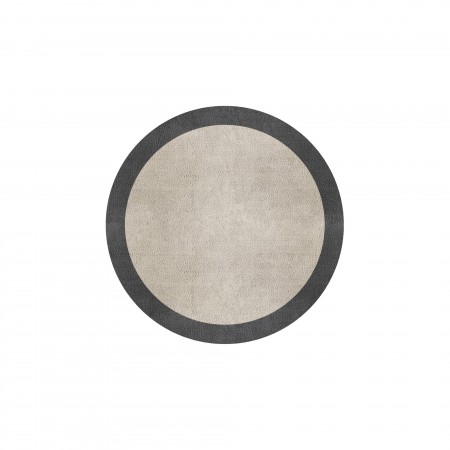 BORDER ATELIER FOG ROUND AREA RUG