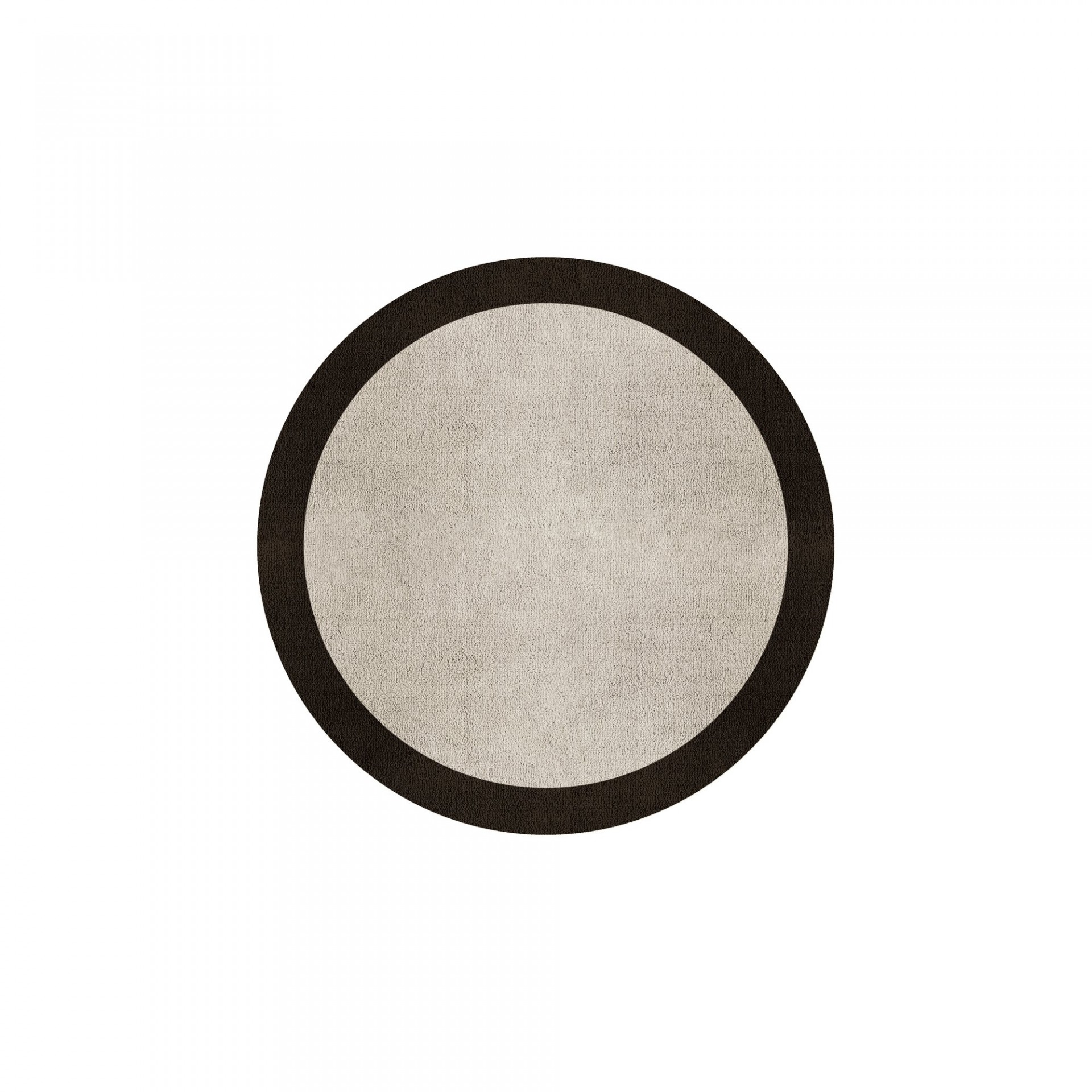 BORDER ATELIER FOG ROUND AREA RUG