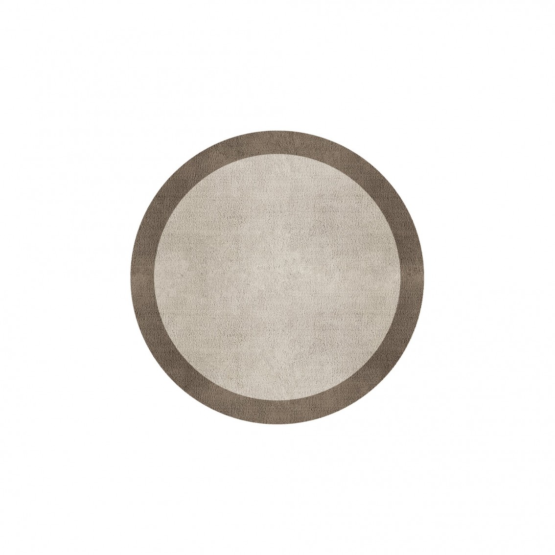 BORDER ATELIER FOG ROUND AREA RUG BORDER ATELIER FOG ROUND AREA RUG