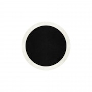 BORDER ATELIER BLACK ROUND AREA RUG BORDER ATELIER BLACK ROUND AREA RUG