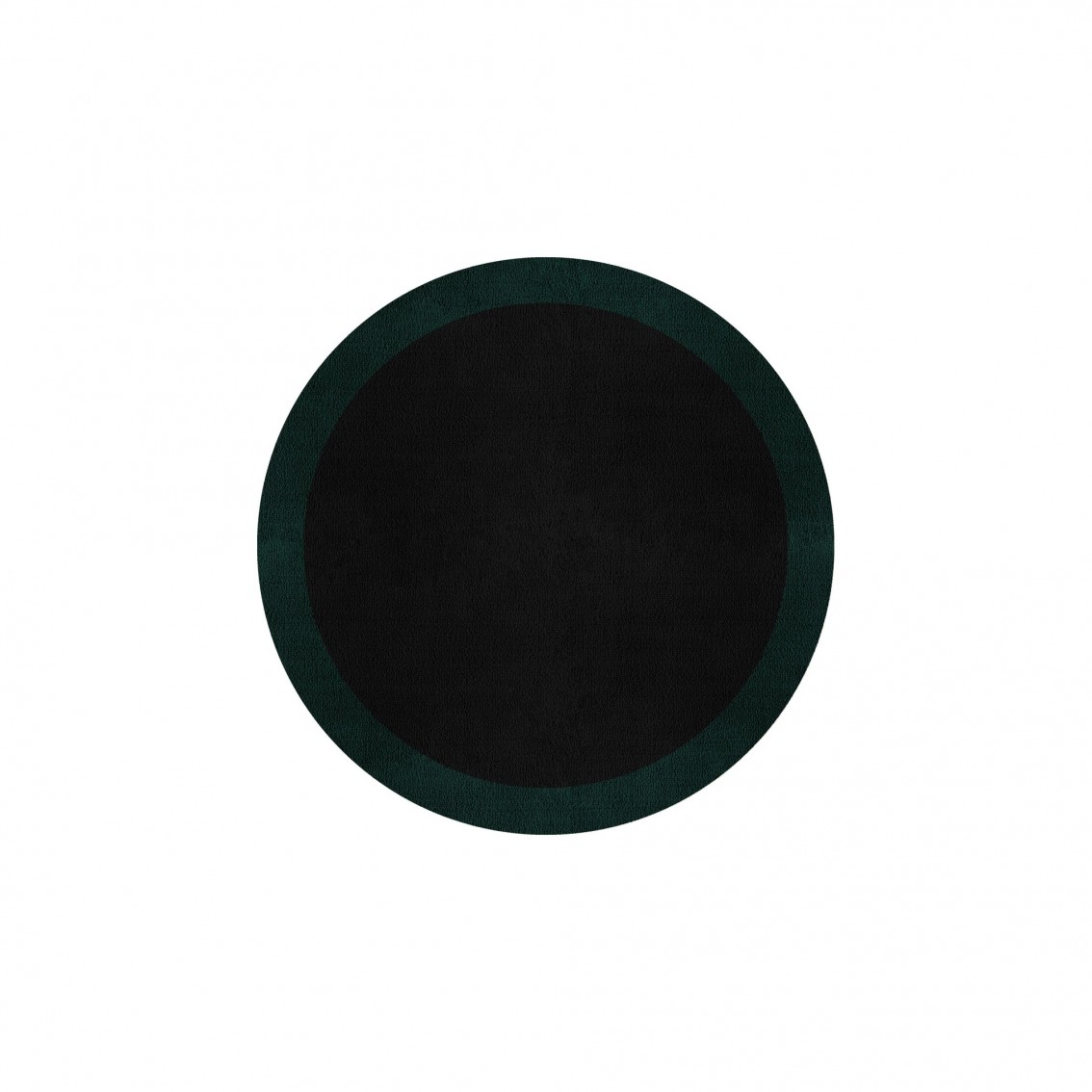 BORDER ATELIER BLACK ROUND AREA RUG BORDER ATELIER BLACK ROUND AREA RUG