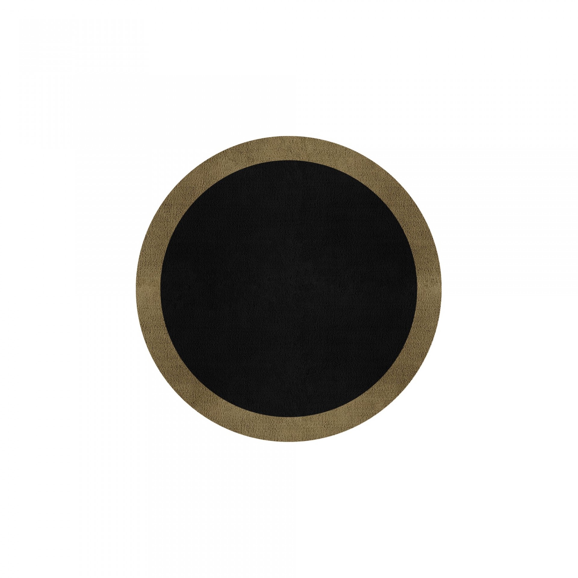 BORDER ATELIER BLACK TAPETE REDONDO