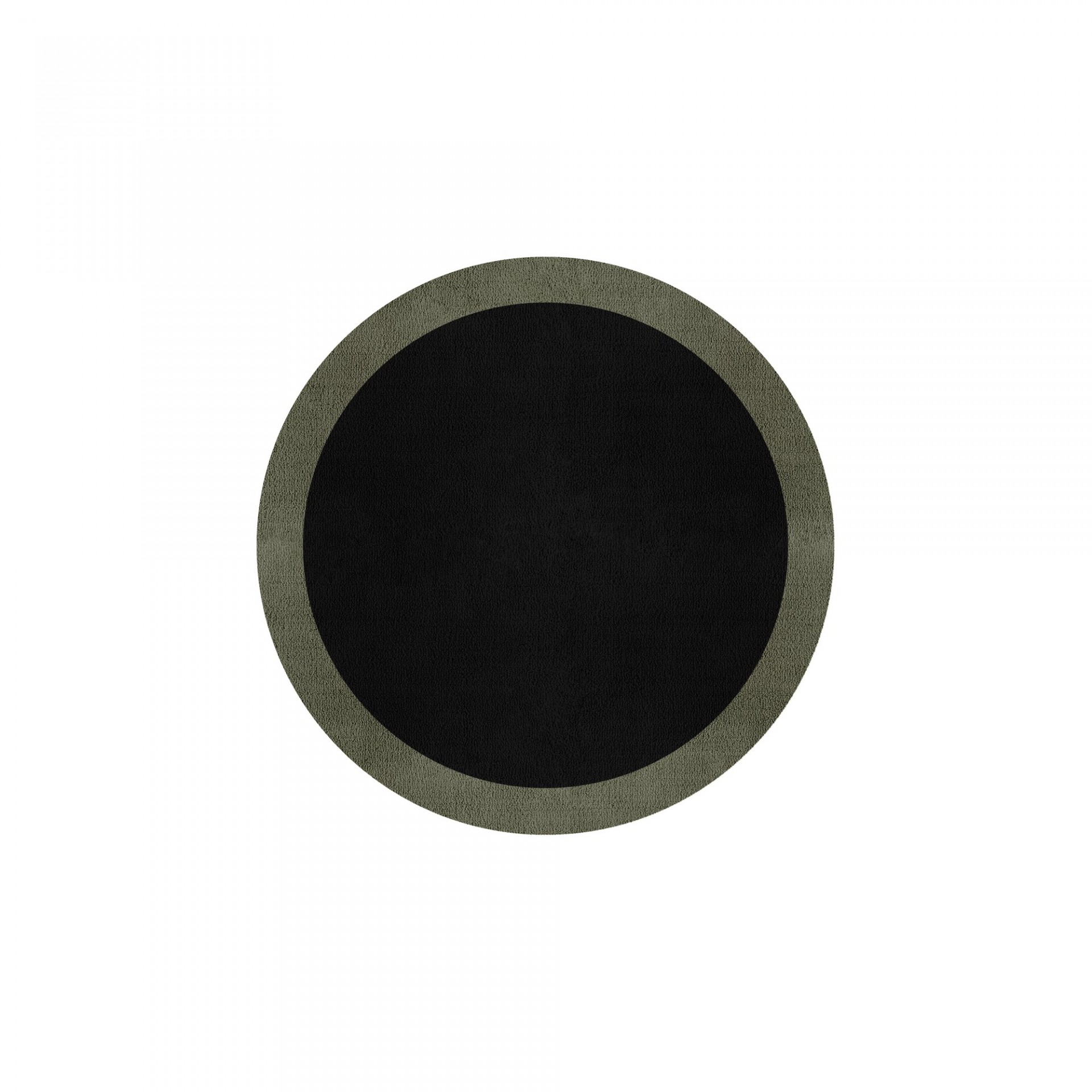 BORDER ATELIER BLACK TAPETE REDONDO
