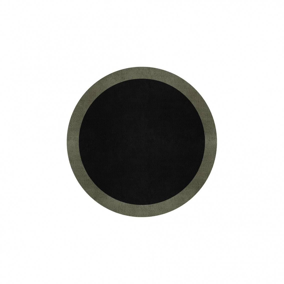 BORDER ATELIER BLACK TAPETE REDONDO