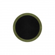 BORDER ATELIER BLACK ROUND AREA RUG BORDER ATELIER BLACK ROUND AREA RUG