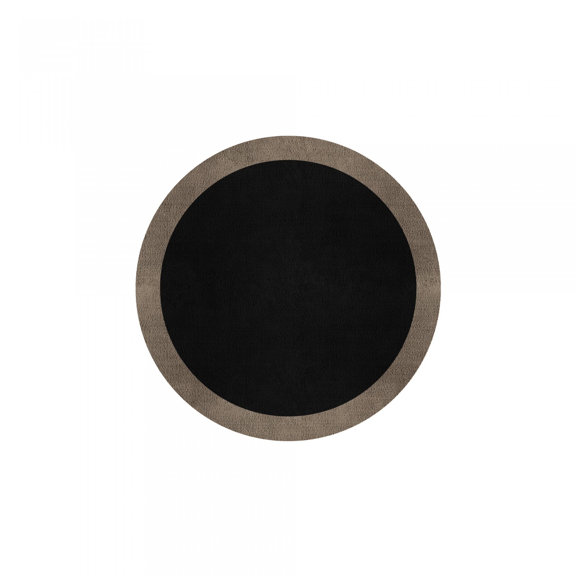 BORDER ATELIER BLACK TAPETE REDONDO