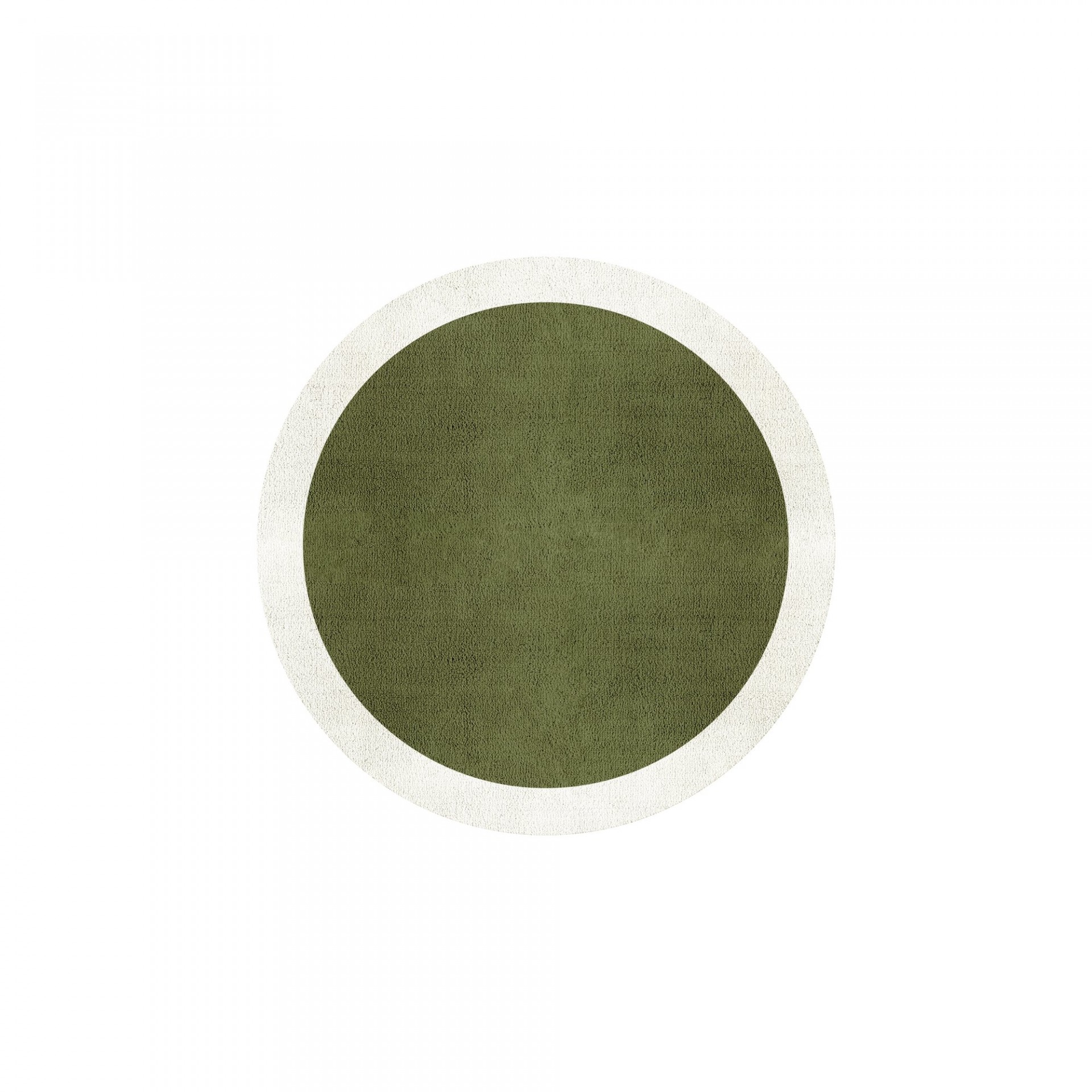 BORDER ATELIER FRESH OLIVE ROUND AREA RUG