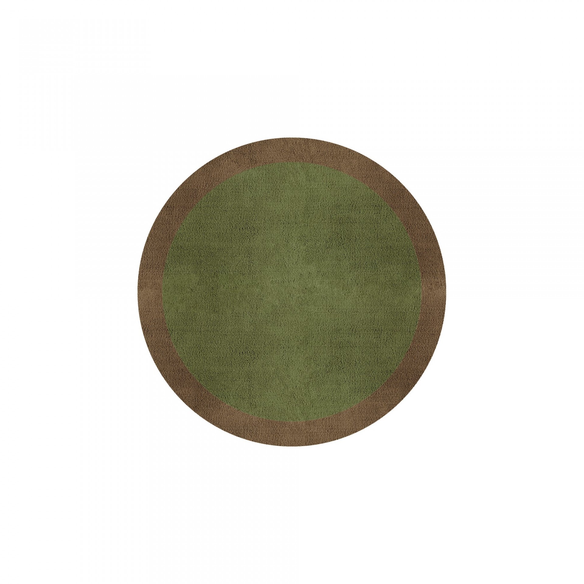 BORDER ATELIER FRESH OLIVE ROUND AREA RUG