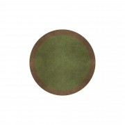 BORDER ATELIER FRESH OLIVE ROUND AREA RUG BORDER ATELIER FRESH OLIVE ROUND AREA RUG